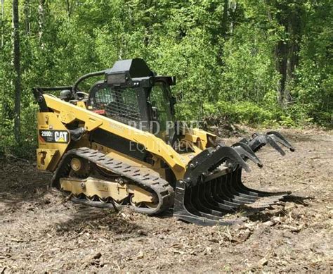 skid steer with forestry package|cat 299d xhp forestry package.